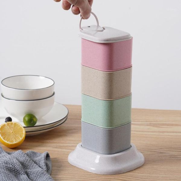 

storage bottles & jars convenient practical food grade spice pot rotatable anti-wear
