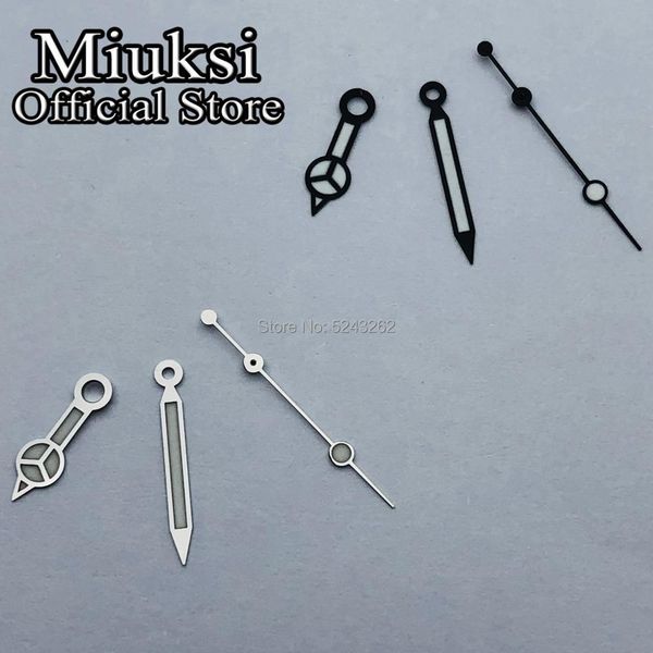 

silver black gold watch hands luminous hands fit nh35 nh36 miyota 8215 8205 821a mingzhu dg2813 3804 seagull1612 movement