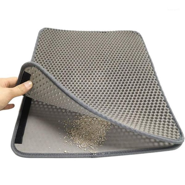 

cat beds & furniture pet litter pad eva double catch waterproof mat bottom non-slip supplies1