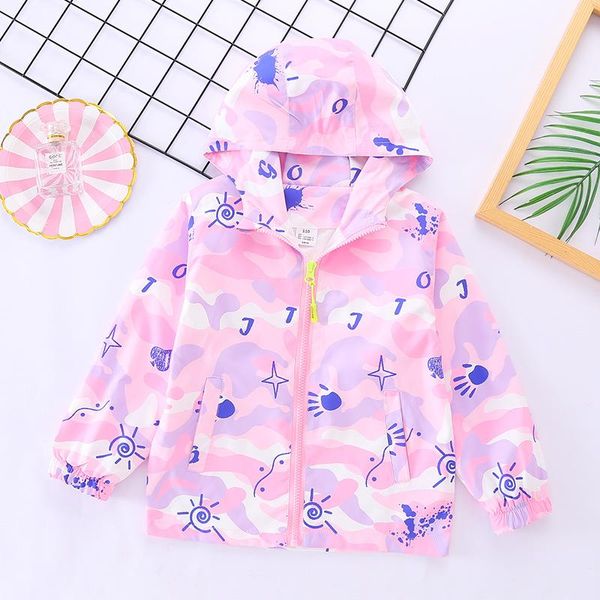 

jackets windbreaker for girls 2021 brand children hooded jacket waterproof outerwear boutique halloween coat kids clothes 12 year, Blue;gray