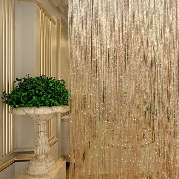 

curtain & drapes door curtains beaded thread string living room for bedroom kitchen on window silk line decorative doorway wedding decor