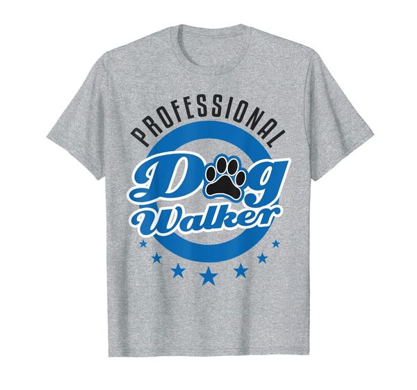 

dog walker professional funny walking t-shirt thank you gift, White;black