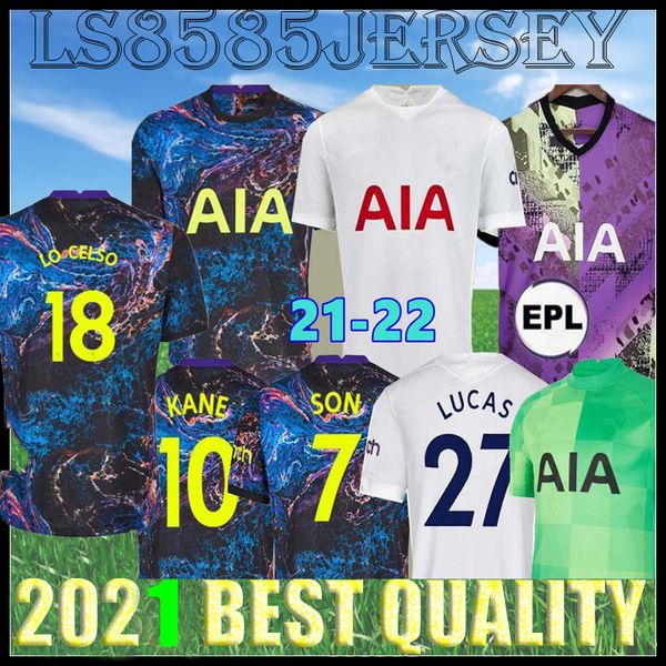 

21 22 kane son bergwijn ndombele soccer jerseys 2021 2022 totten ham dele jersey football shirt lo celso morgan bale lamela lucas 4th hÃ¸jbje, Black;yellow