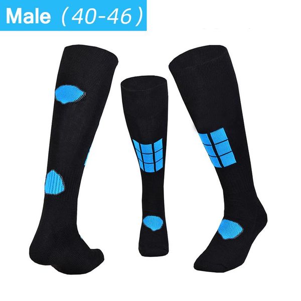 

sports socks 2pcs thicken thermal wool pile cashmere mens snow seamless climbing hiking skiing winter cycling, Black