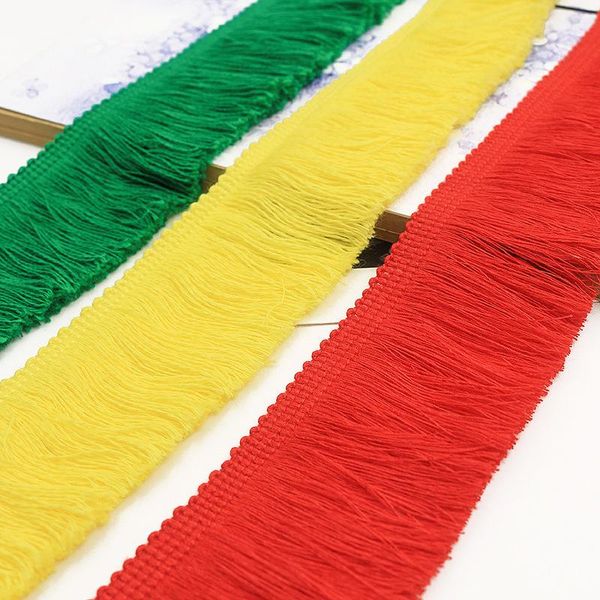 

fringe lace tassel polyester 25m long trim ribbon latin dance skirt curtain fringes for sewing clothing accessories sashes
