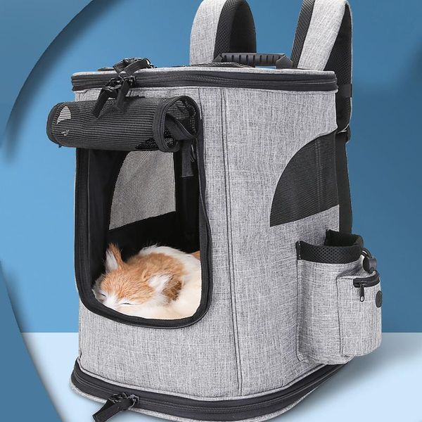 

cat carriers,crates & houses summer outing foldable breathable portable pet and dog backpack