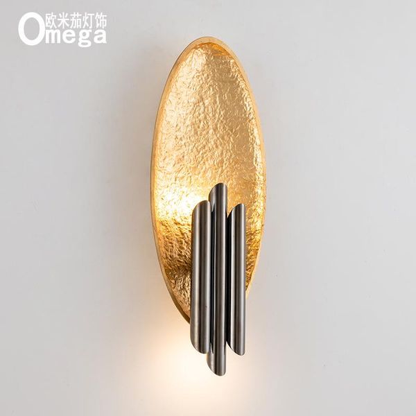 

modern crystal bedroom light stone glass wall sconces mirror iron corridor lamp dining room lampara pared