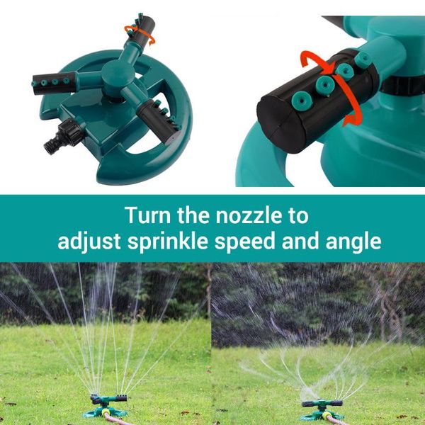 

watering equipments home 360 degree rotation lawn sprinkler automatic rotary water irrigation device garden 32 feet coverage