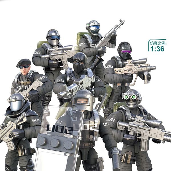 

military figures ww2 swat german army soldier world war 1 i ii 2 weapon sets model building blocks ww1 us warfare bricks kits