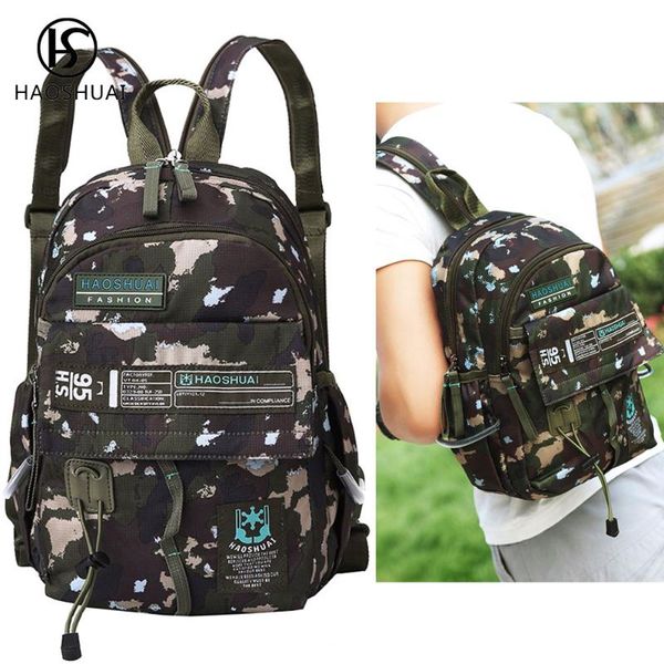 

backpack mens camouflage military small knapsacks bagpack men travel shoulder pouch brand