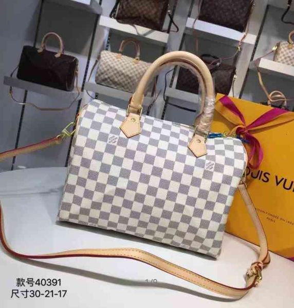 

white handbags bags m40391 designer grid classic pillow bag luxury iconic handles shoulder m40394 totes cross body bag m40390 clutches e