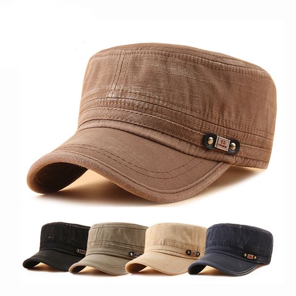 

flat hat men's autumn outdoor leisure cowboy cap sunscreen travel sun middle age, Blue;gray