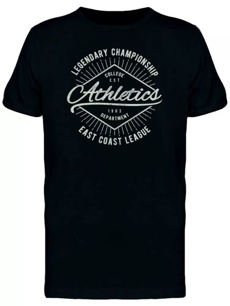 

legendary championship athletics men's tee -image by shutterstock, White;black