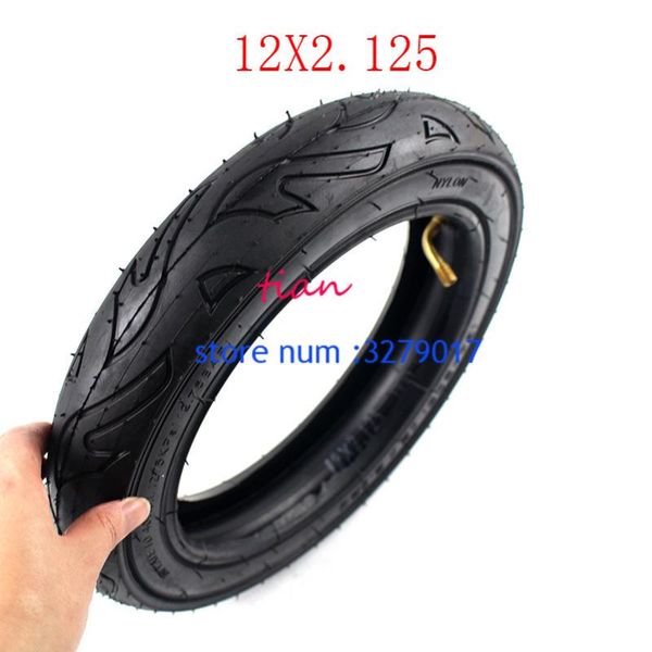 

motorcycle wheels & tires 2pcs 12x2.125 64-203 tire 12" bike bicycle scooter stroller inner tubes 12 x 2.125 12x1.75 tyres 1/2 2 1/4 wh
