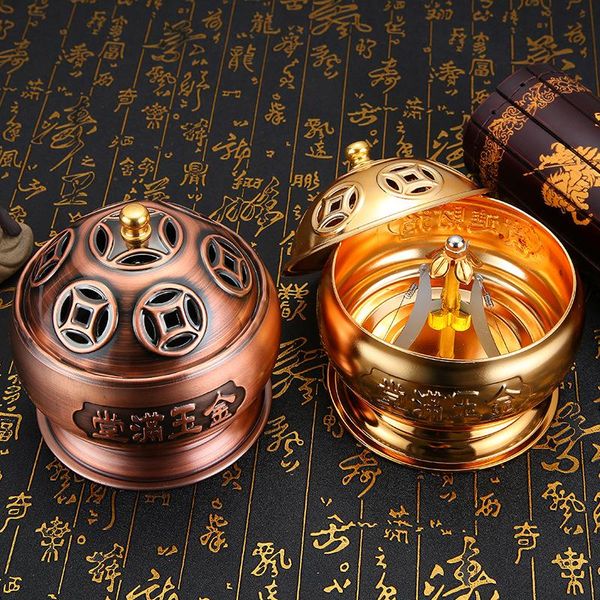 

fragrance lamps large plate incense alloy holder sandalwood burner for buddha office home fresh air decoration
