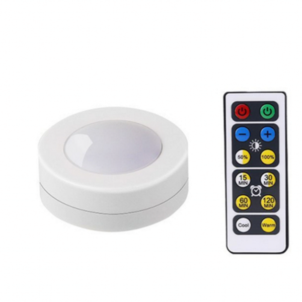 

night lights cabinet light wireless dimmable touch sensor dual color led lamps battery power remote control suitable for kitchen stair