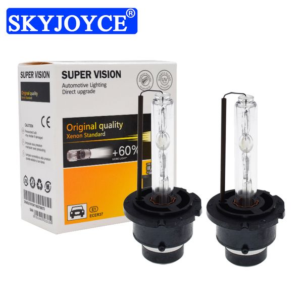 Skyjoyce 2 adet 35 W 55 W HID Yedek Ampul D2S D2R Xenon Lambaları 3000 K 4300 K 5000 K 6000 K 8000 K 10000 K 12000 K Araba Far Kiti için