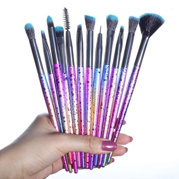 

10/12pcs/lot set of makeup brushes revolution cosmetics for silcone spoolie small face rose eye shadow concealer beauty1