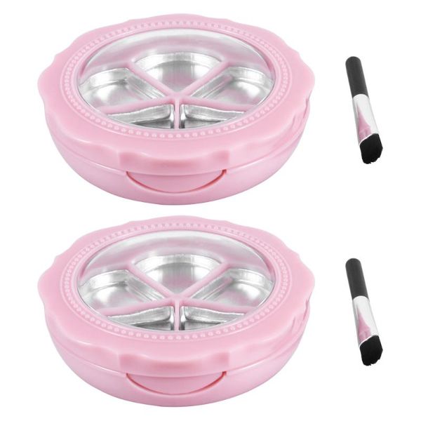 

sets eyeshadow box case lipstick refillable makeup dispenser with brush gift wrap