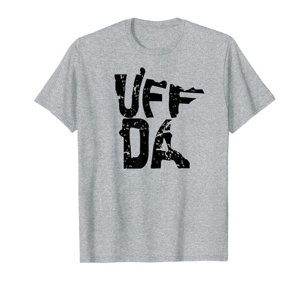 

uff da minnesota swedish saying tshirt funny minnesotan gift, White;black