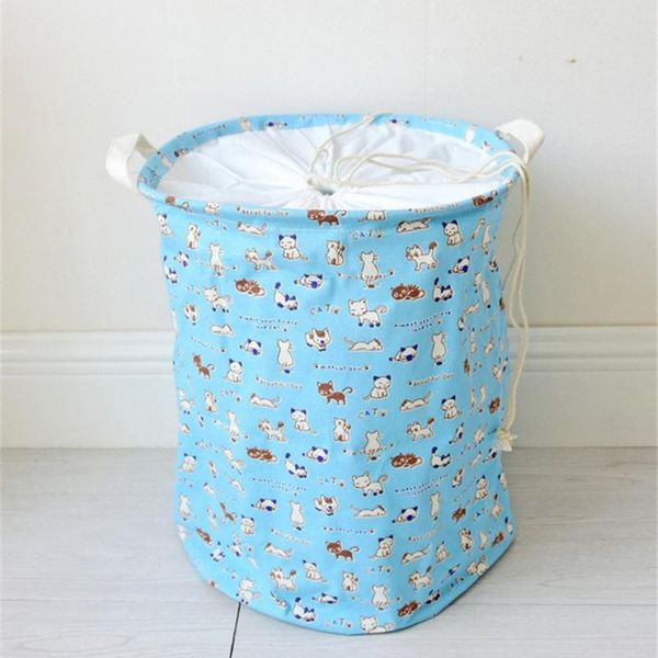

hanging baskets home storage display box cat case folding collecting basket