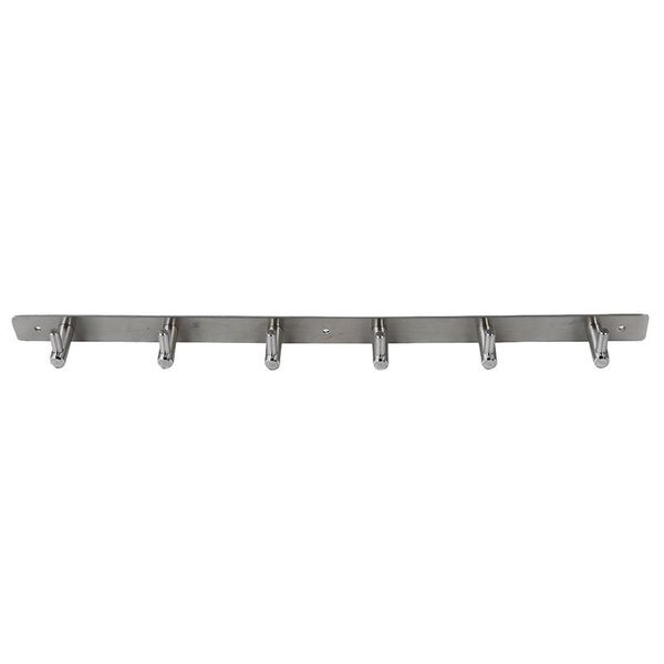 

robe hooks 6 coat hat clothes wall hanger rack holder stainless