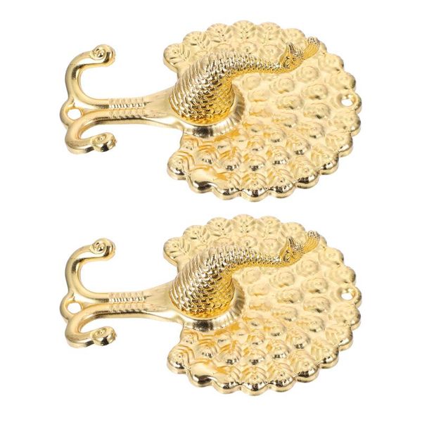 

pair european curtain hooks alloy animal hook wall mounted tiebacks other home decor