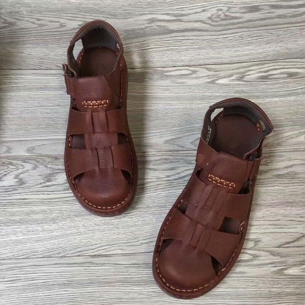 

70% off wholesale flip-flops clark men's shoes man sandals summer leather soft outdoor men roman, Black