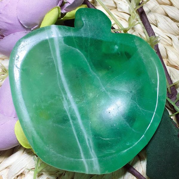 

flourite apple decorative objects & figurines