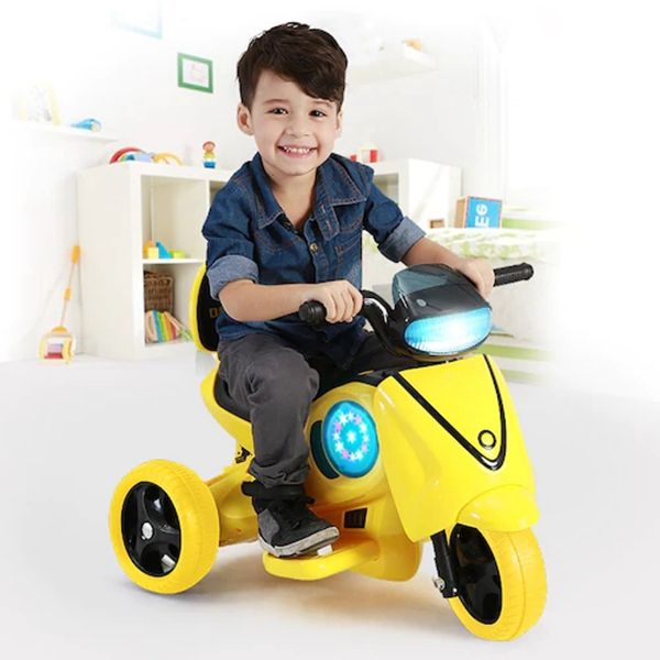 Fengda Kinder-Elektroauto, neue Weltraum-Elektromotorräder mit Musik, Elektroauto für Kinder zum Aufsitzen, Kinderspielzeug, Jungen-Kinderauto