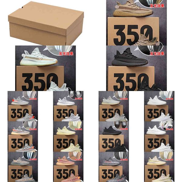 

static 2021 new fashion boost shoes 350 v2 sneakers women men 35-45 running2WIN, Package box