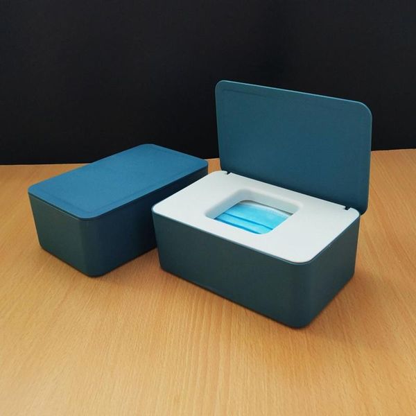 

tissue boxes & napkins box storage case baby wet wipe dispenser flip cover dustproof a9lb