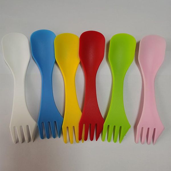 

forks 10pc outdoor camping picnic plastics fork spoon knife tableware ultralight hiking cookware portable kitchen dinnerware