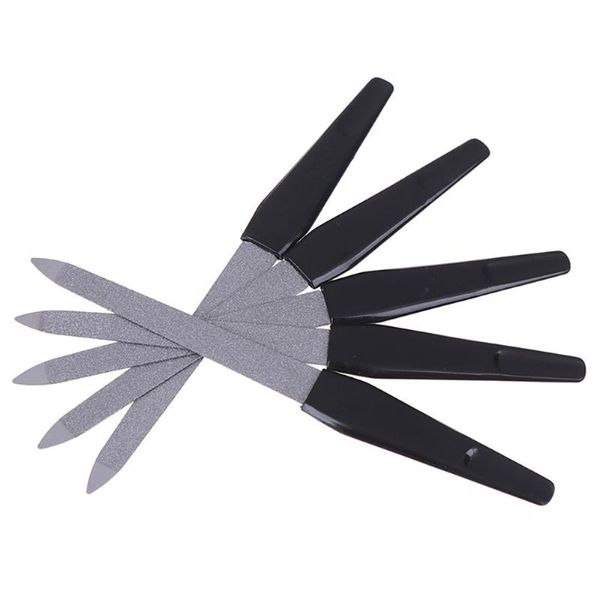 

nail files stainless steel set professional double sided scrub metal edge manicure grooming beauty pedicure tool