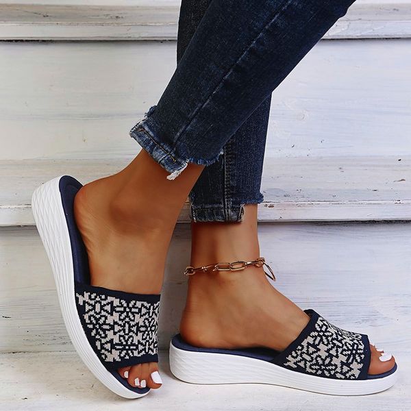 

summer slippers women shoes 2021 new flats open toe platform sandals ladies comfort soft beach casual platform shoes female mmm, Black