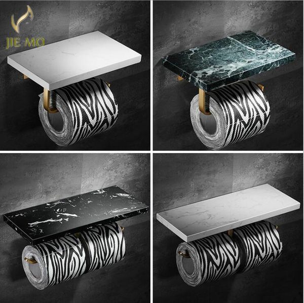 

marble&brass toilet paper holder wall hanging roll holders