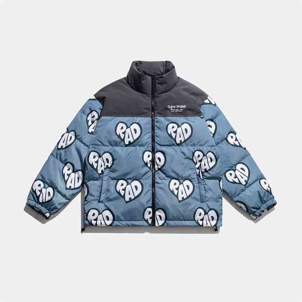 

stitched printed short down jacket (less than 398 yuan), Black