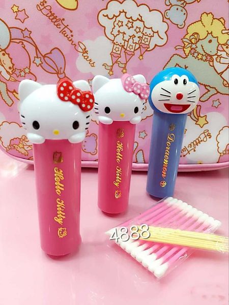 

card holders creative cute cartoon mini toothpick holder household living room dining table plastic cotton swab portable hol, Brown;gray