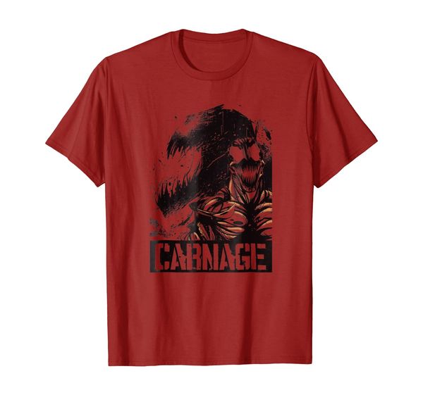 

carnage shadow graphic t-shirt, White;black