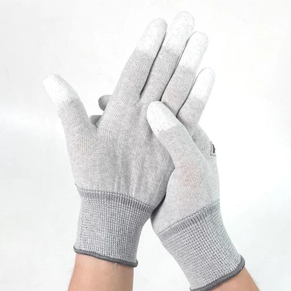 

professional hand tool sets sunshine rl-063 anti static glove pc computer safe universal work electronic skid for finger protection phone re