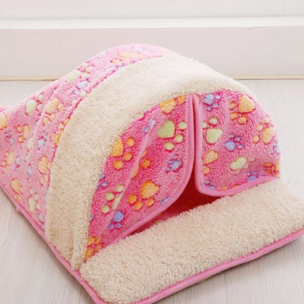 

kennels & pens cute pet sleeping bag warm dog cat bed house lovely soft mat cushion products design
