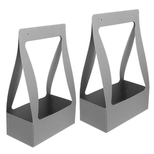 

gift wrap 2pcs valentine's day paper flower wrapping boxes handheld cases