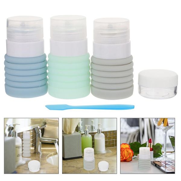

storage bottles & jars 5pcs makeup facial lotion cosmetic empty