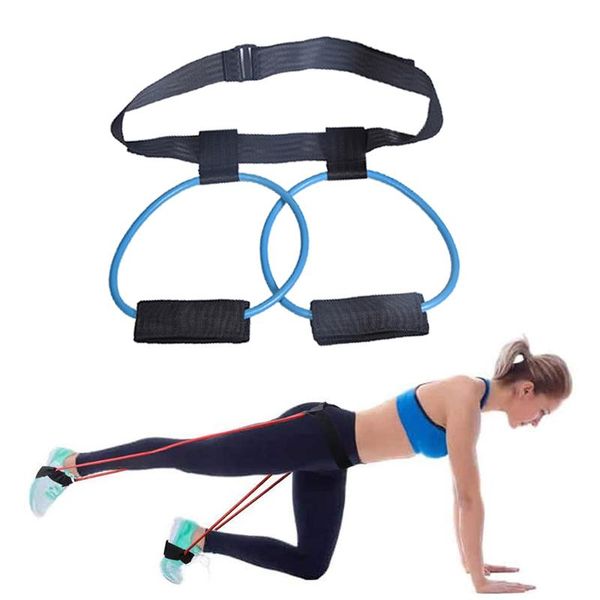 

exercise band leg training rope set fitness resistance pedal basketball tennis jumping agility trainer rubber pull bands