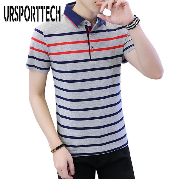 

summer classic polo shirt men cotton striped short sleeve tee shirt breathable polo hombre jerseys, White;black