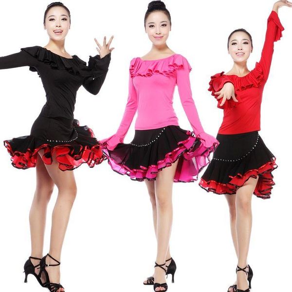 Юбки 2021 весна и лето квадратная танцевальная юбка латиноамериканская женщина для взрослых больших