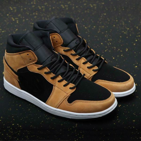

1 mid se signal blue shoe wheat gravel brown black men boots shoes outdoor sports sneakers womens mens trainers
