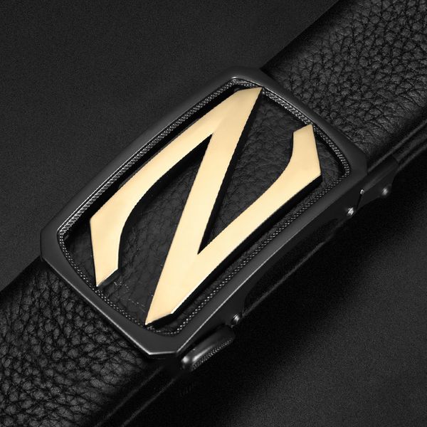 

men's leather belt, business casual dress men's gift list, Black;brown