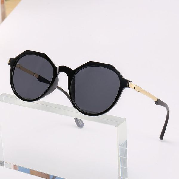 

sunglasses 2021 arrival love island vintage gold men square metal frame small round sun glasses female summer style, White;black