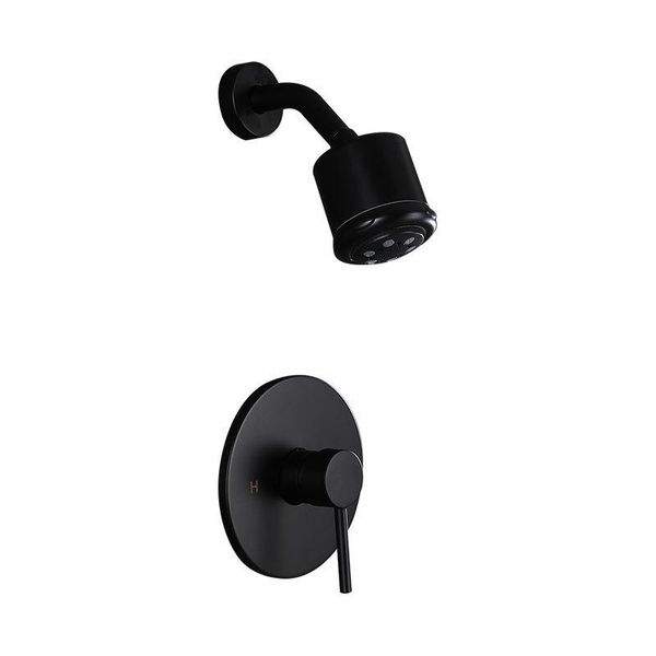 

bathroom shower sets all brass cold faucet wall mounted strong pressurized head set with 2 functions spray